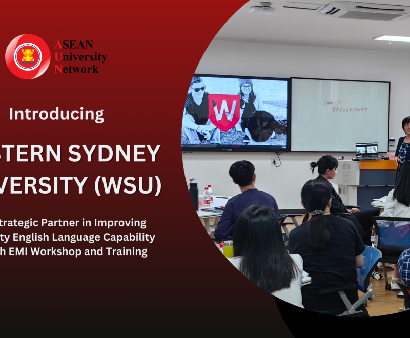 Western Sydney University among AUN Strategic Partners in Promoting ASEAN Higher Education English Language Capability through EMI Workshop and Training