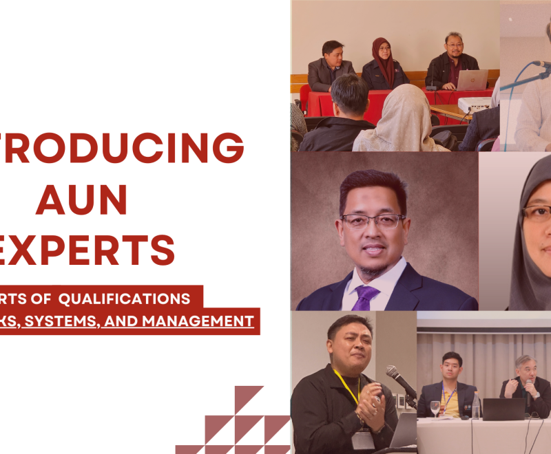 Introducing AUN Experts: Qualifications Frameworks, Systems, and Management