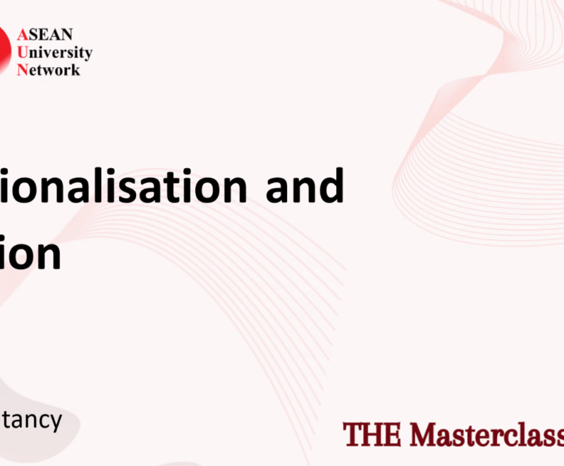 THE Masterclass Webinar “Internationalisation and Reputation”: Unlocking Your Institutions for Global Collaborations